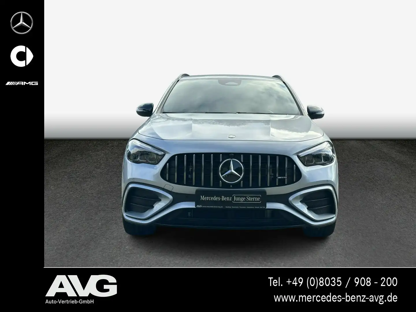 Mercedes-Benz GLA 35 AMG Mercedes-AMG GLA 35 4MATIC Leder NIGHT LED RFK KEYGO Silber - 2