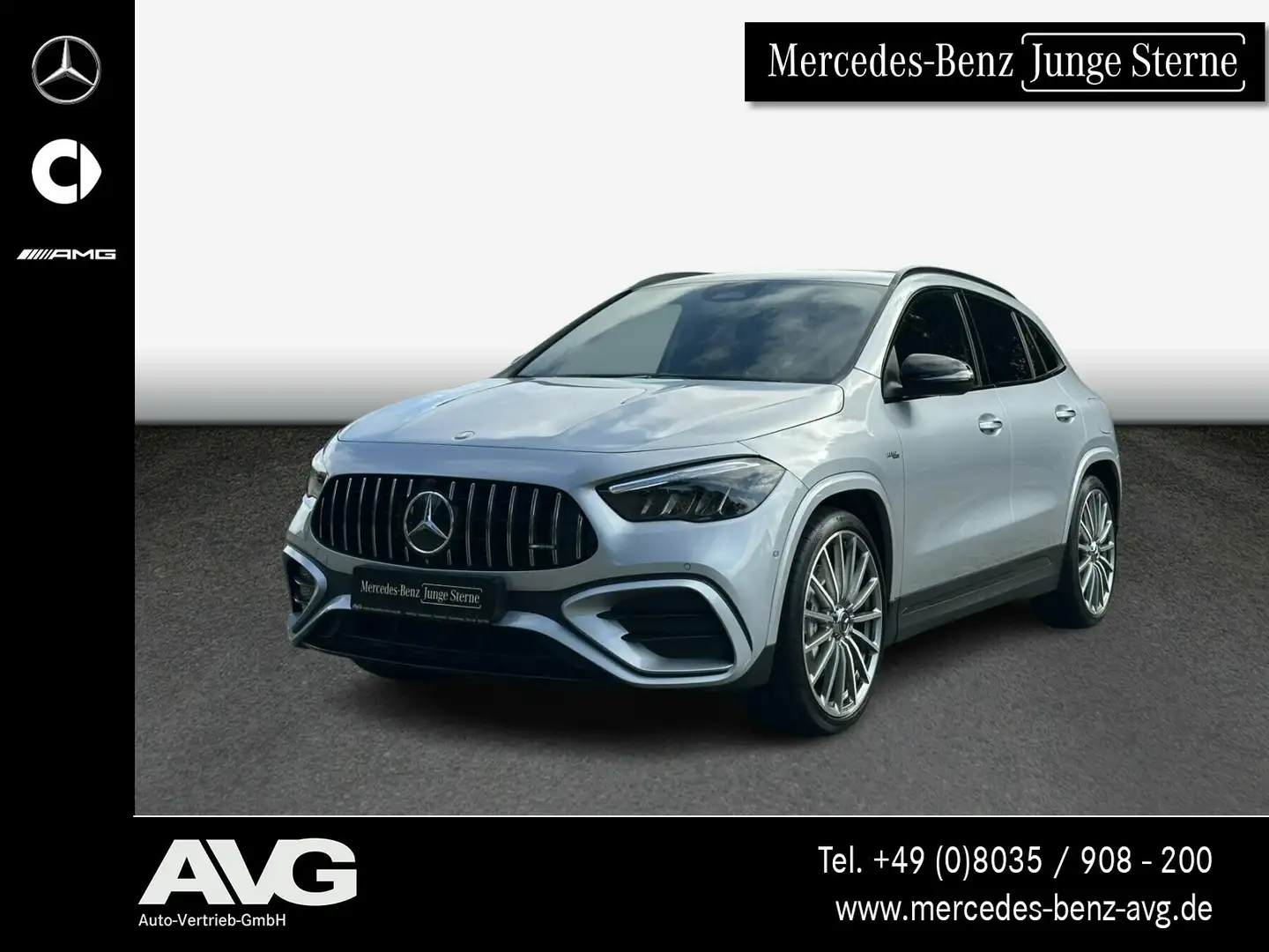 Mercedes-Benz GLA 35 AMG Mercedes-AMG GLA 35 4M Leder NIGHT LED RFK KEYGO Silber - 1