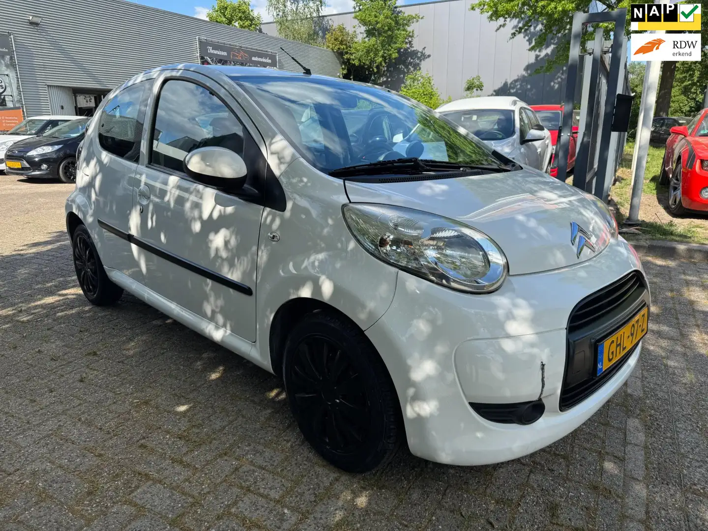 Citroen C1 1.0-12V Séduction 5 deurs, airco, elec pakket, 90. Blanco - 1