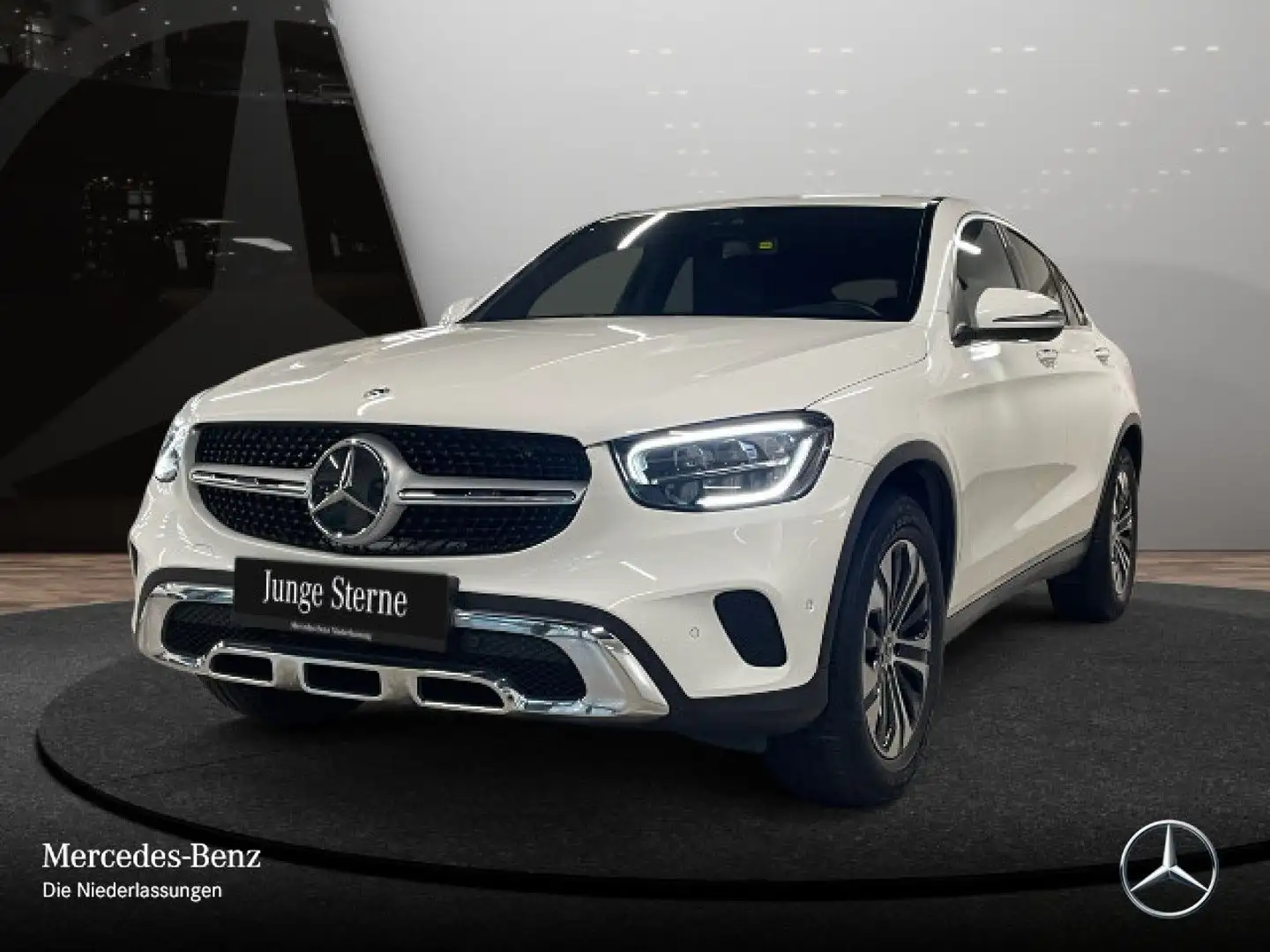 Mercedes-Benz GLC 200 Coupé 4M LED+KAMERA+KEYLESS+9G Blanc - 2