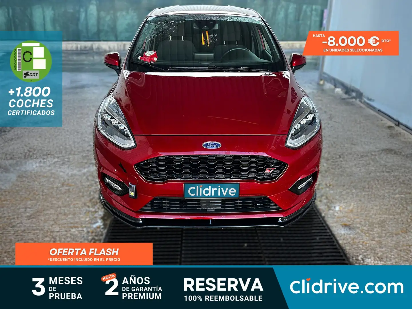 Ford Fiesta Vignale 1.0 EcoBoost S/S 125 Rojo - 1