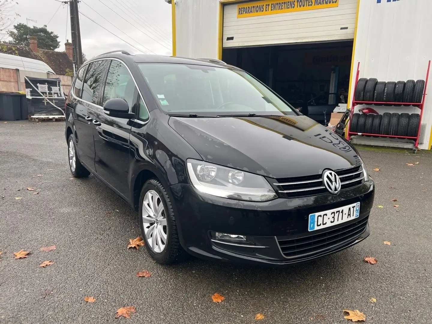 Volkswagen Sharan 2.0 TDI 140CH BLUEMOTION FAP CARAT DSG6 7 PLACES Noir - 1