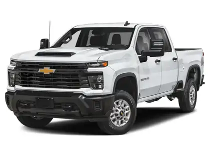 White 2025 Chevrolet Silverado 2500HD Pickup Truck Four-Wheel Drive Automatic