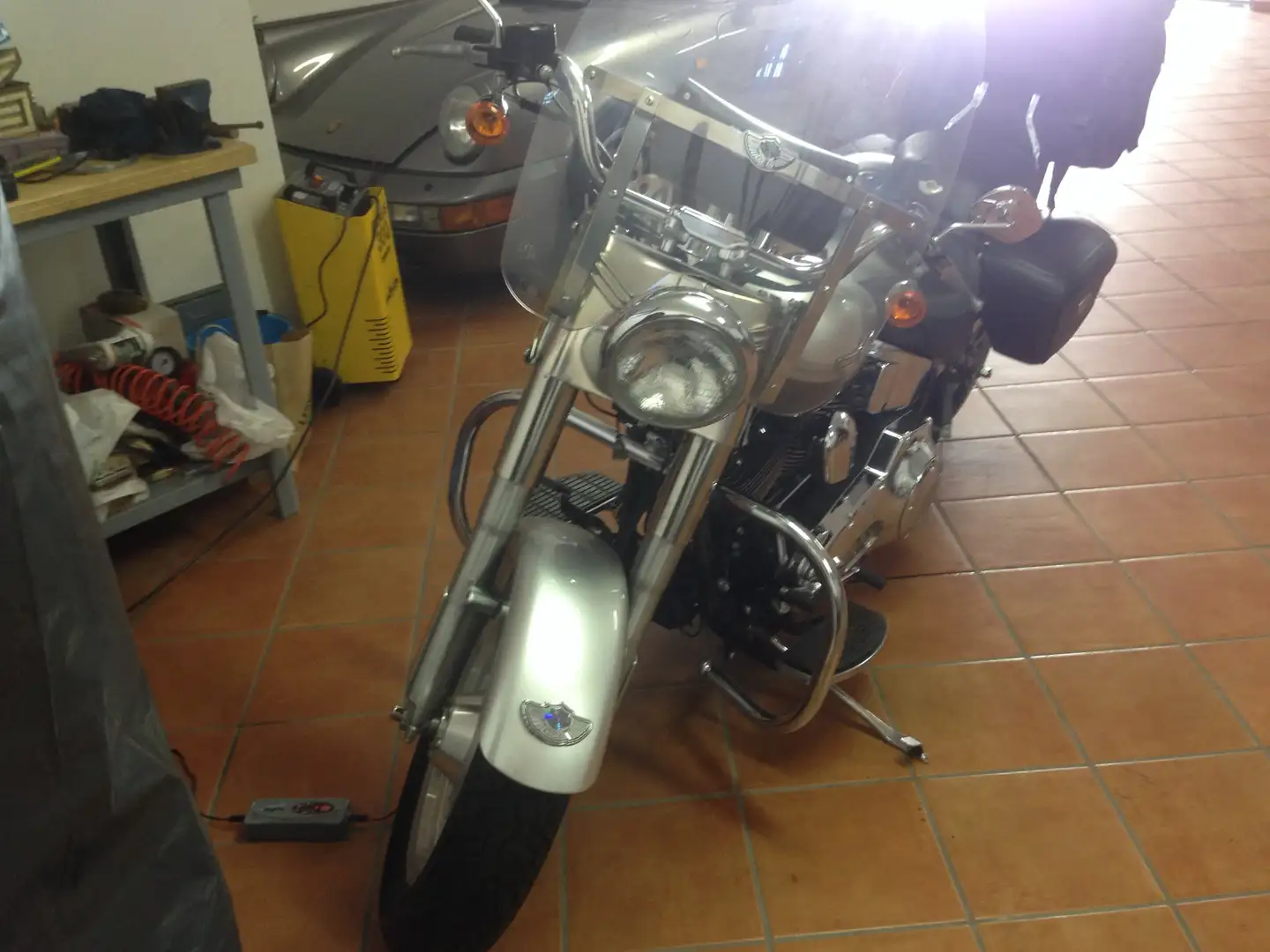 Harley-Davidson Fat Boy 100 th edition srebrna - 1