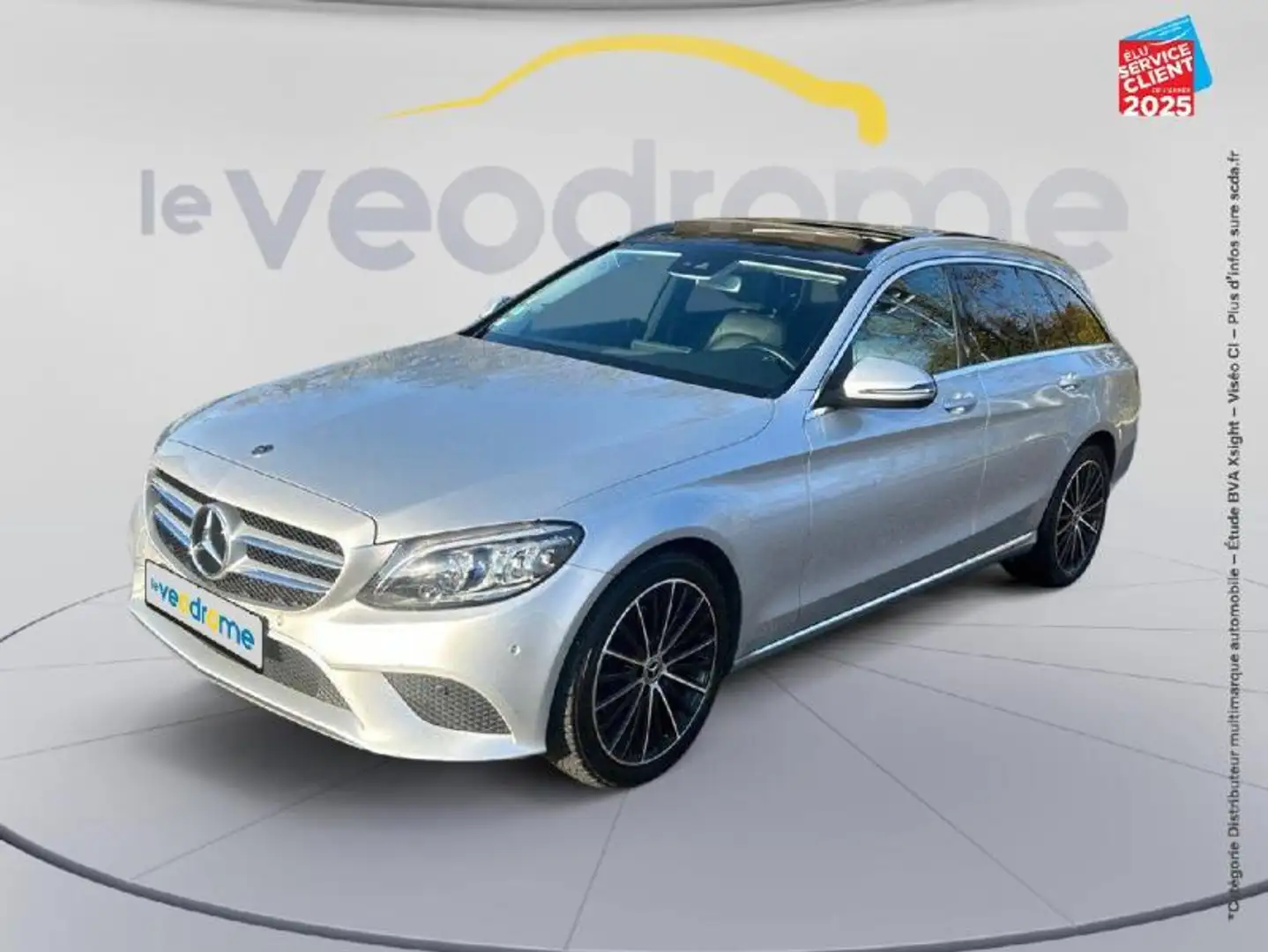 Mercedes-Benz C 200 200 d 150ch Avantgarde Line 9G-Tronic Gris - 1