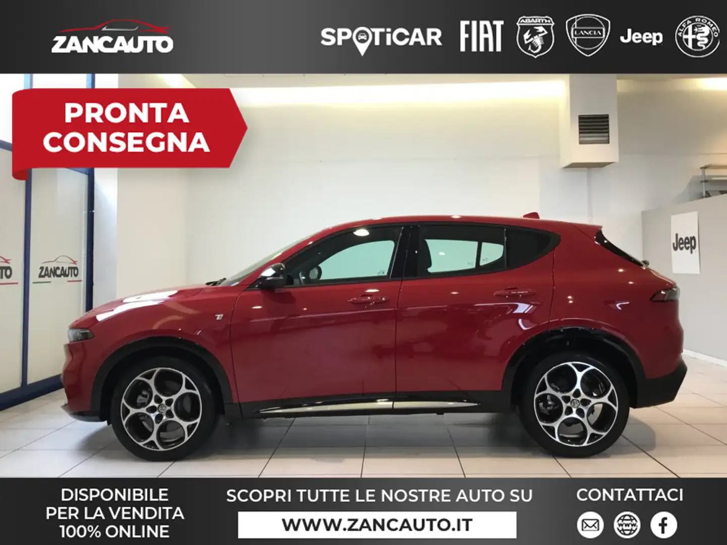 Alfa Romeo Tonale 1.5 160 CV MHEV TCT7 Ti Červená - 1