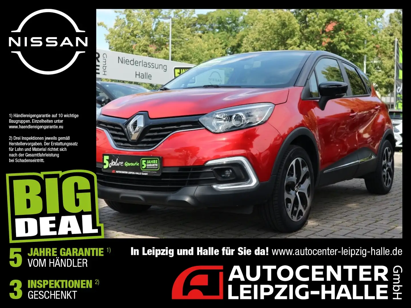 Renault Captur 0.9 TCe 90 eco² ENERGY Intens Navi SitzH Rood - 1