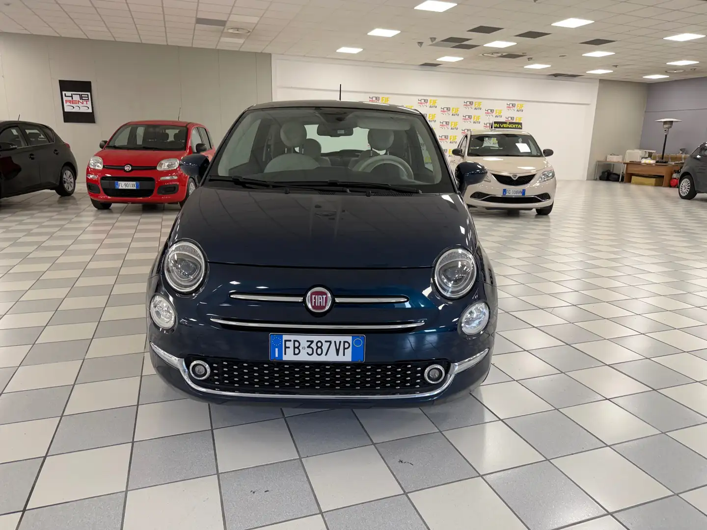 Fiat 500 500 III 2015 1.2 Lounge 69cv Neopatentati Blau - 2