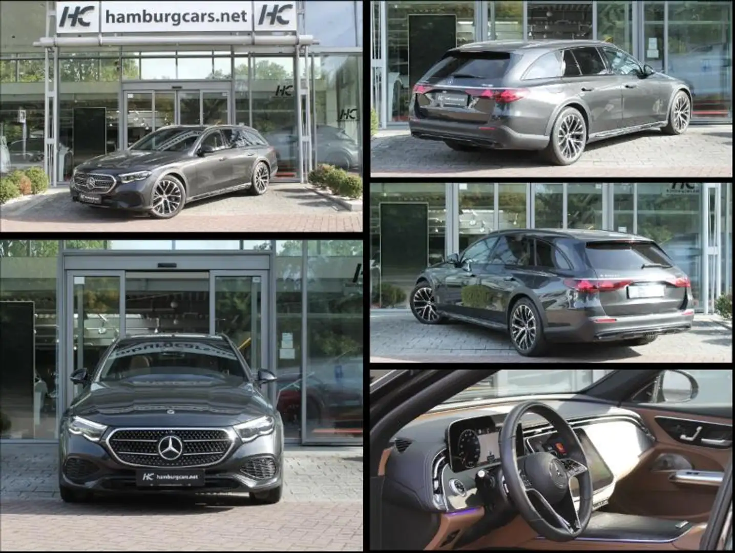 Mercedes-Benz E 300 T-Modell de 4M All-Terrain AHK Panorama 360Cam ... Grau - 1