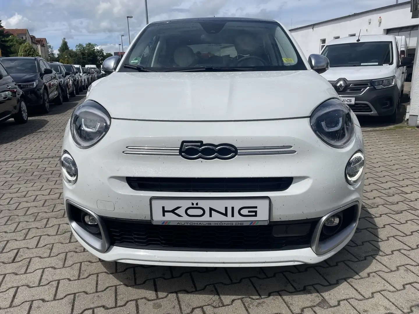 Fiat 500X Dolcevita mit Faltdach und Automatik Weiß - 2