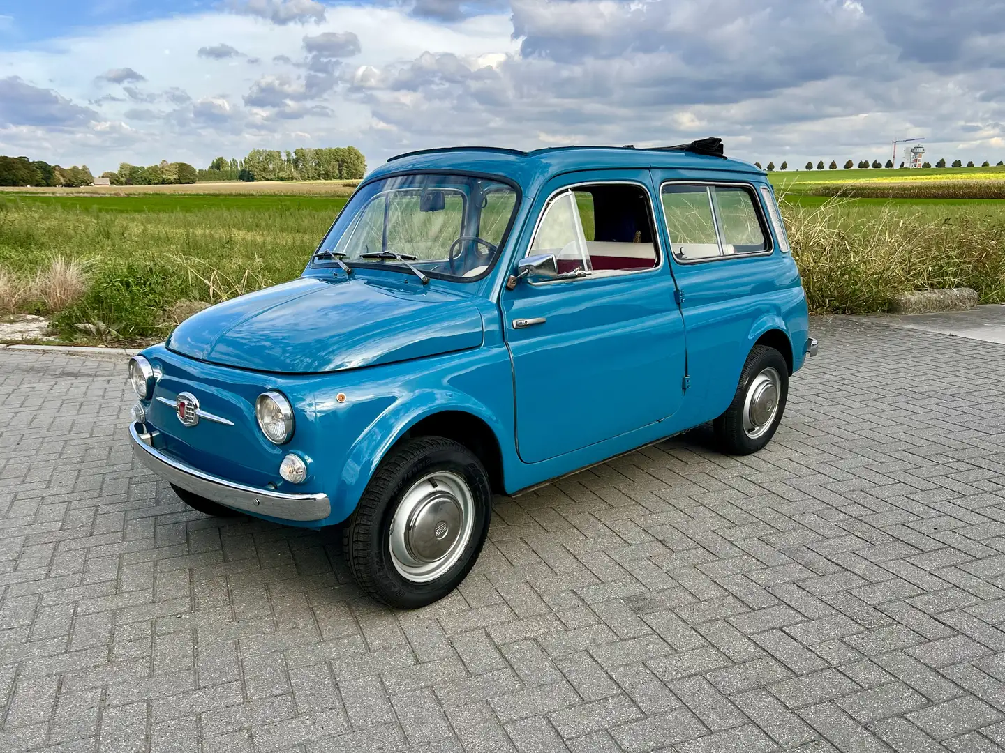 Fiat 500 | Giardiniera | Blu Turchese | 1971 | Topstaat | Blauw - 1