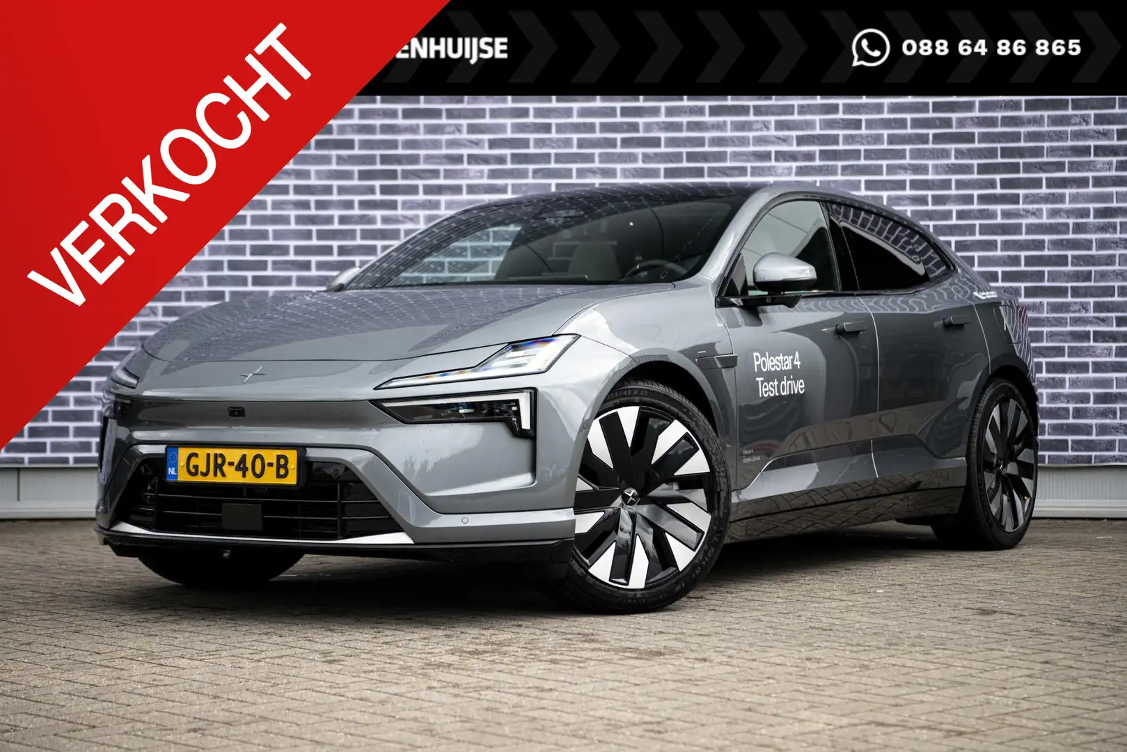 Polestar 4 Long Range Single Motor 100 kWh | Pilot & Plus pac Gris - 1