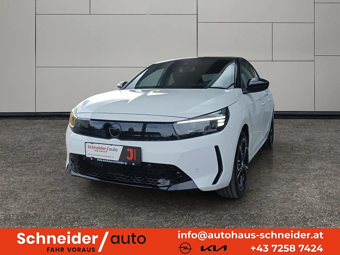 Opel Corsa 1,2 Direct Injection Turbo Euro 6.4 GS Weiß - 1