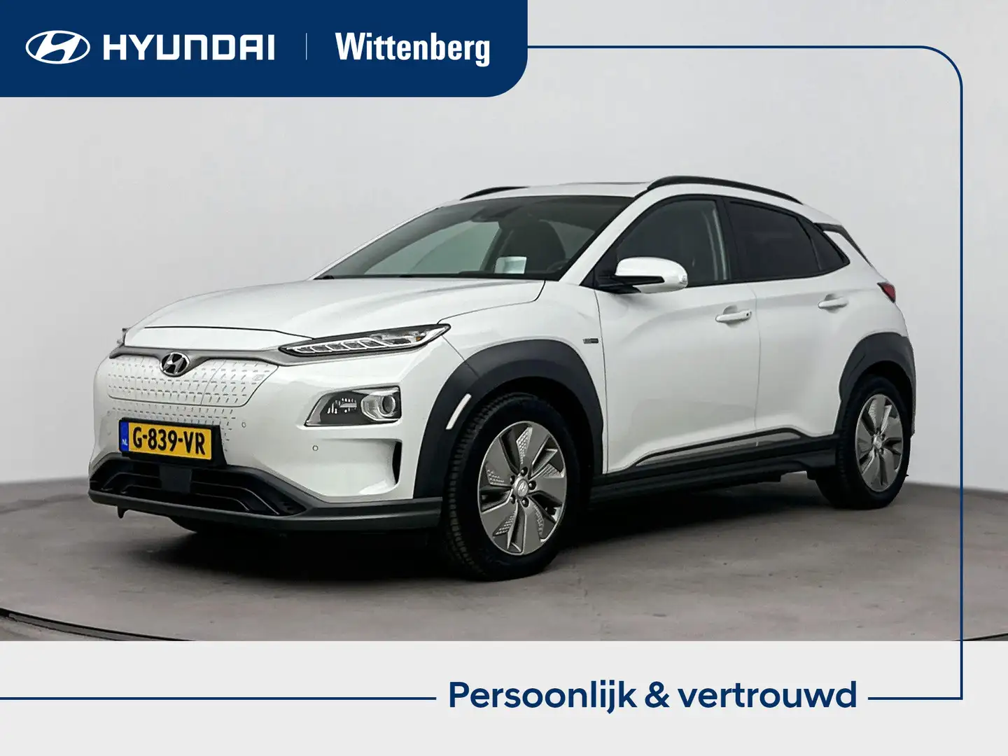 Hyundai KONA EV Premium 64 kWh | Adaptieve Cruise | Warmtepomp Wit - 1