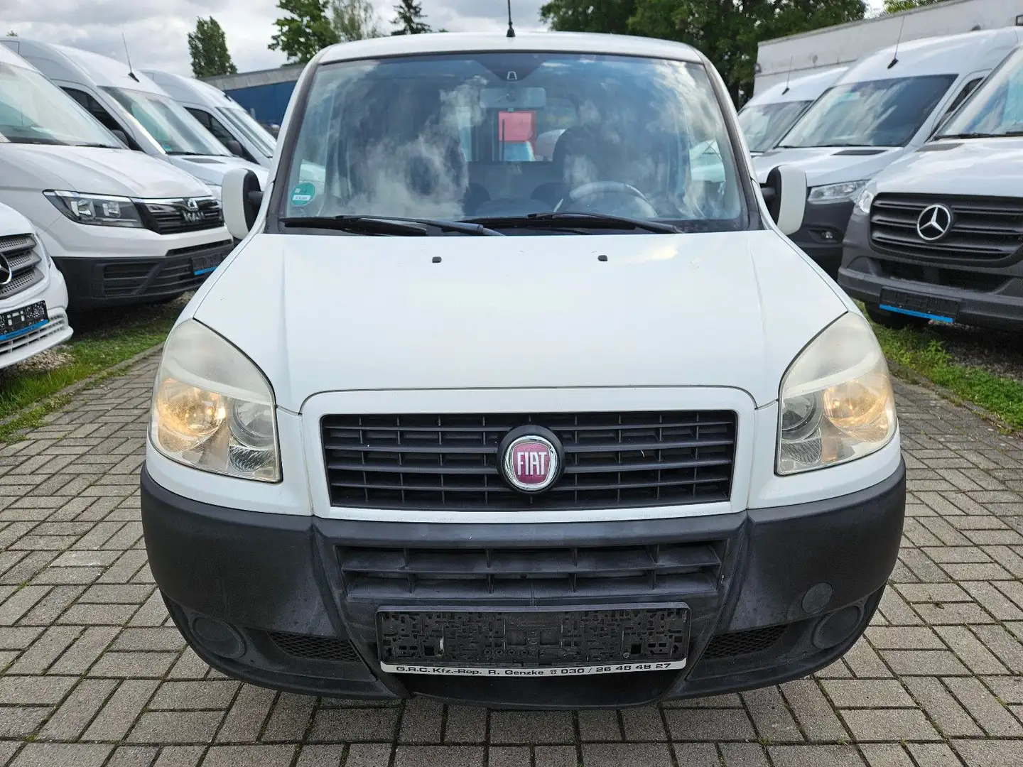 Fiat Doblo MAXI BENZIN+GAS|TÜV 10'2026|KLIMA|AHK Weiß - 2