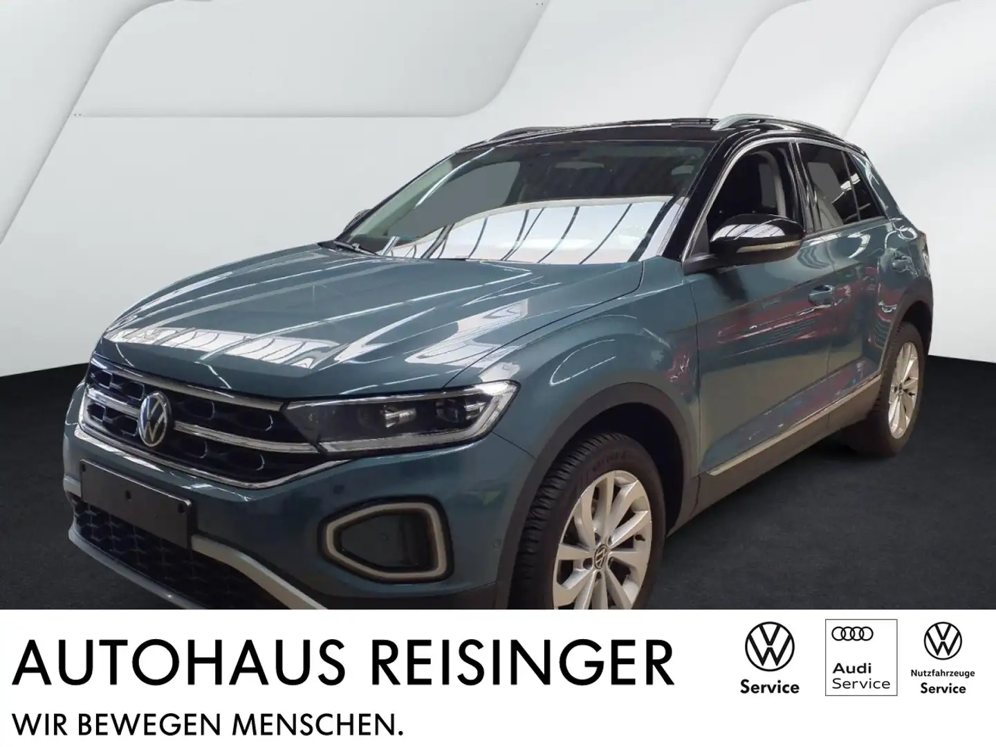 Volkswagen T-Roc 1.5 TSI Style DSG (LED-Plus,AHK,Navi,ACC) Klima Blau - 1