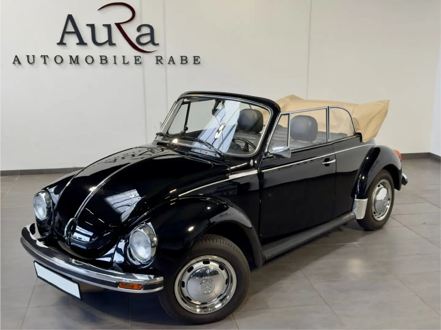 Volkswagen Käfer 1303 Karmann Cabriolet MATCHING-NUMBERS Negru - 2