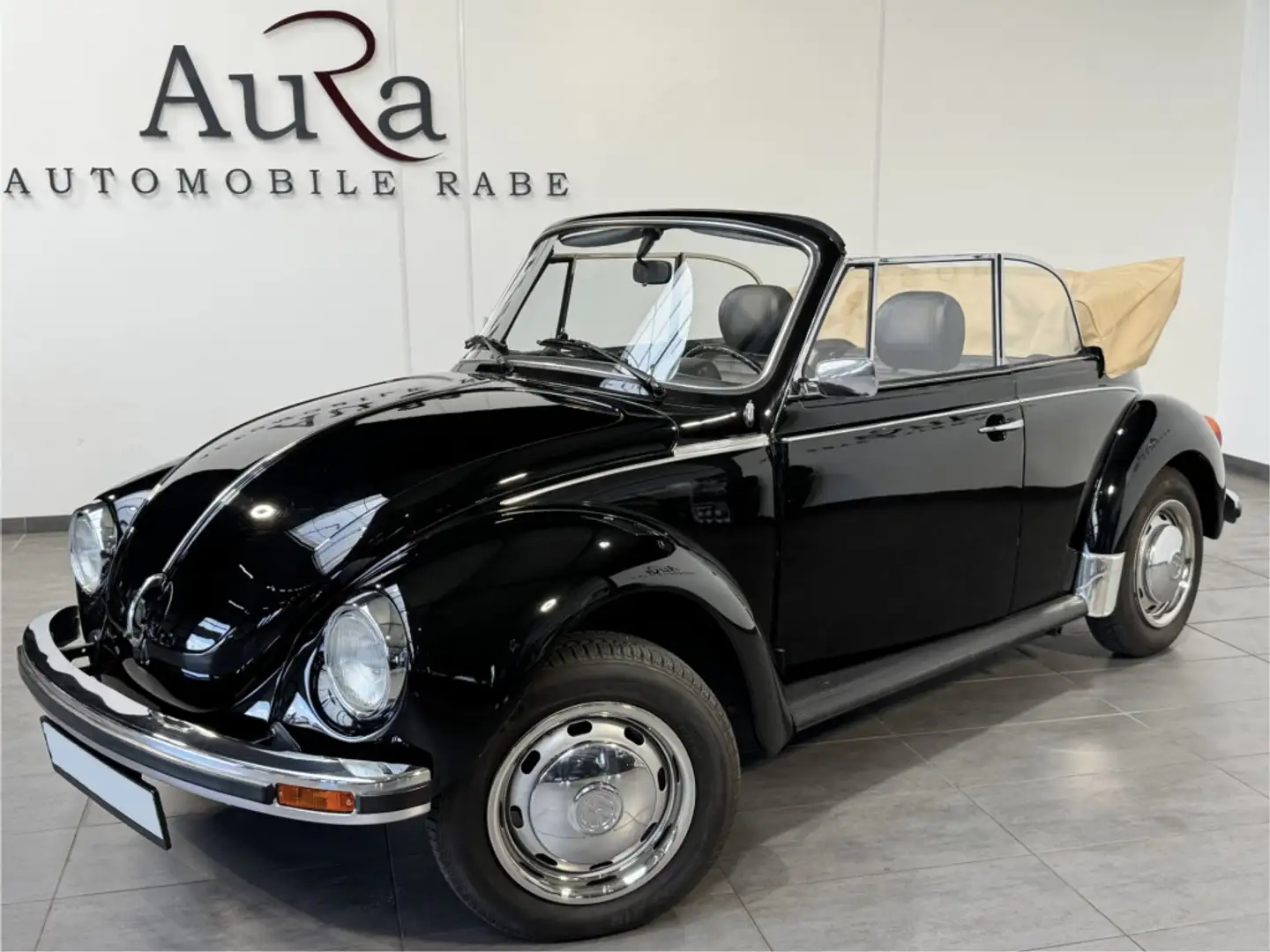 Volkswagen Käfer 1303 Karmann Cabriolet MATCHING-NUMBERS Negru - 1