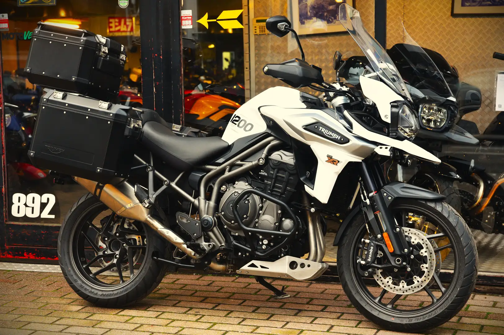 Triumph Tiger 1200 XRT ***MOTO VERTE*** Blanc - 1