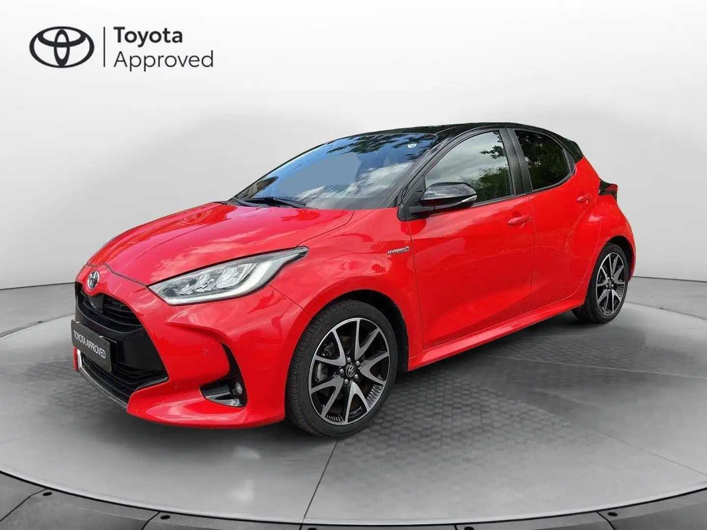 Toyota Yaris 1.5 Hybrid 5 porte Premiere Rouge - 1