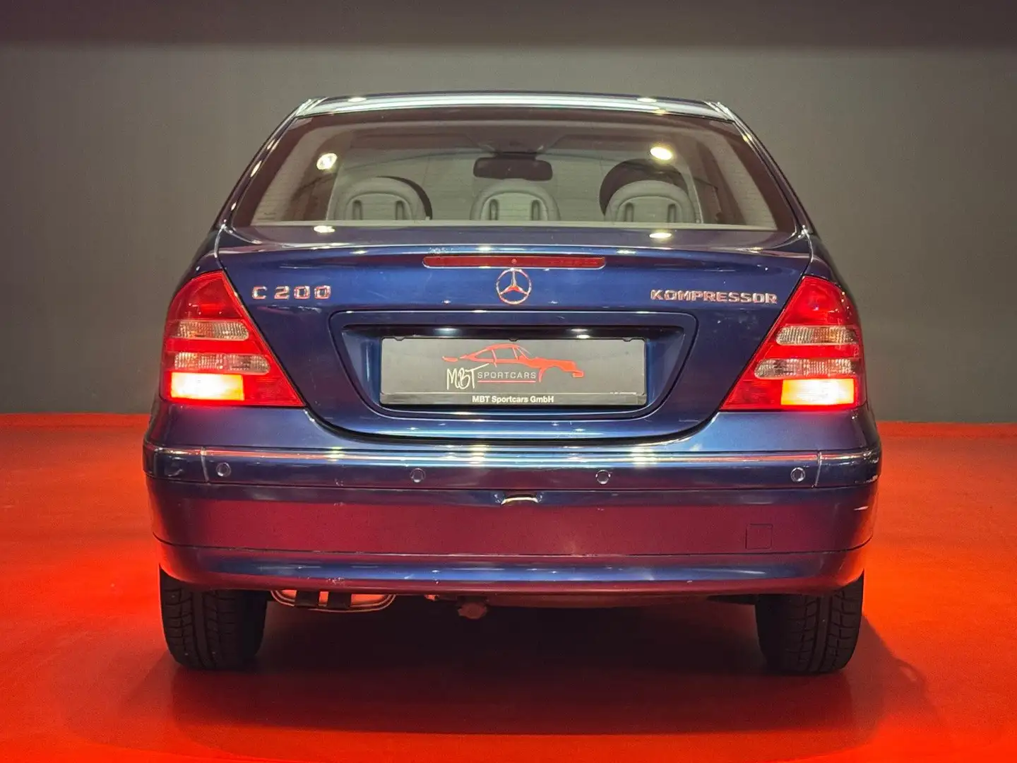 Mercedes-Benz C 200 /KOMP/2,0 163PS/WENIG KM/ELEG/TÜV/SERVICE! Blauw - 2