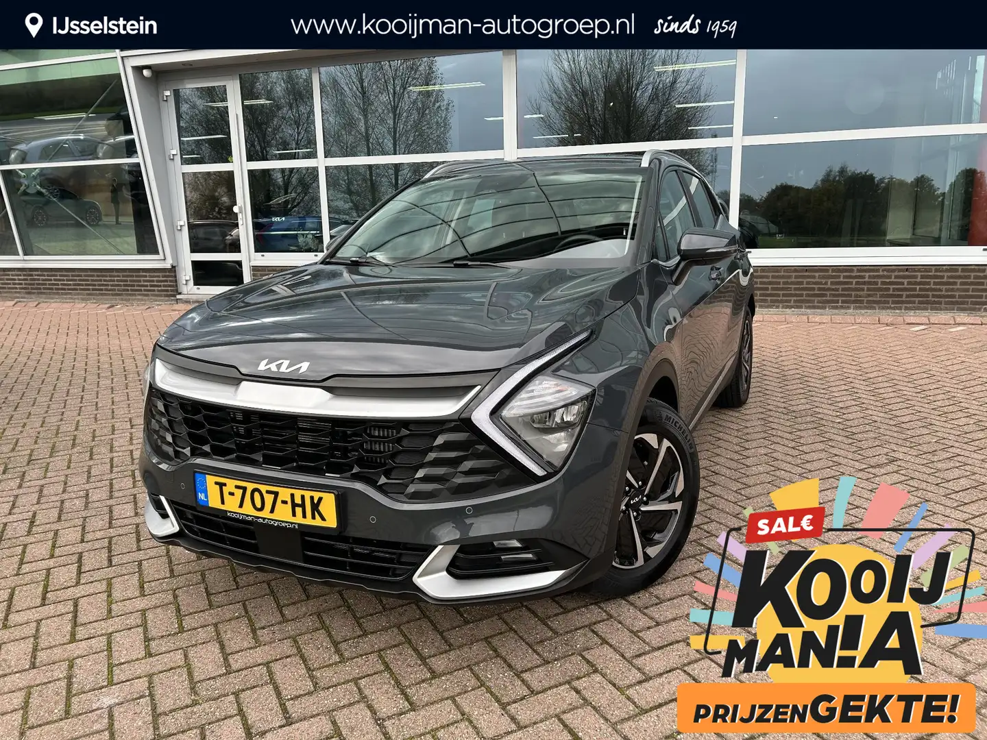 Kia Sportage 1.6 T-GDi MHEV DynamicLine PRIVATE LEASE 577,- PER Grijs - 1