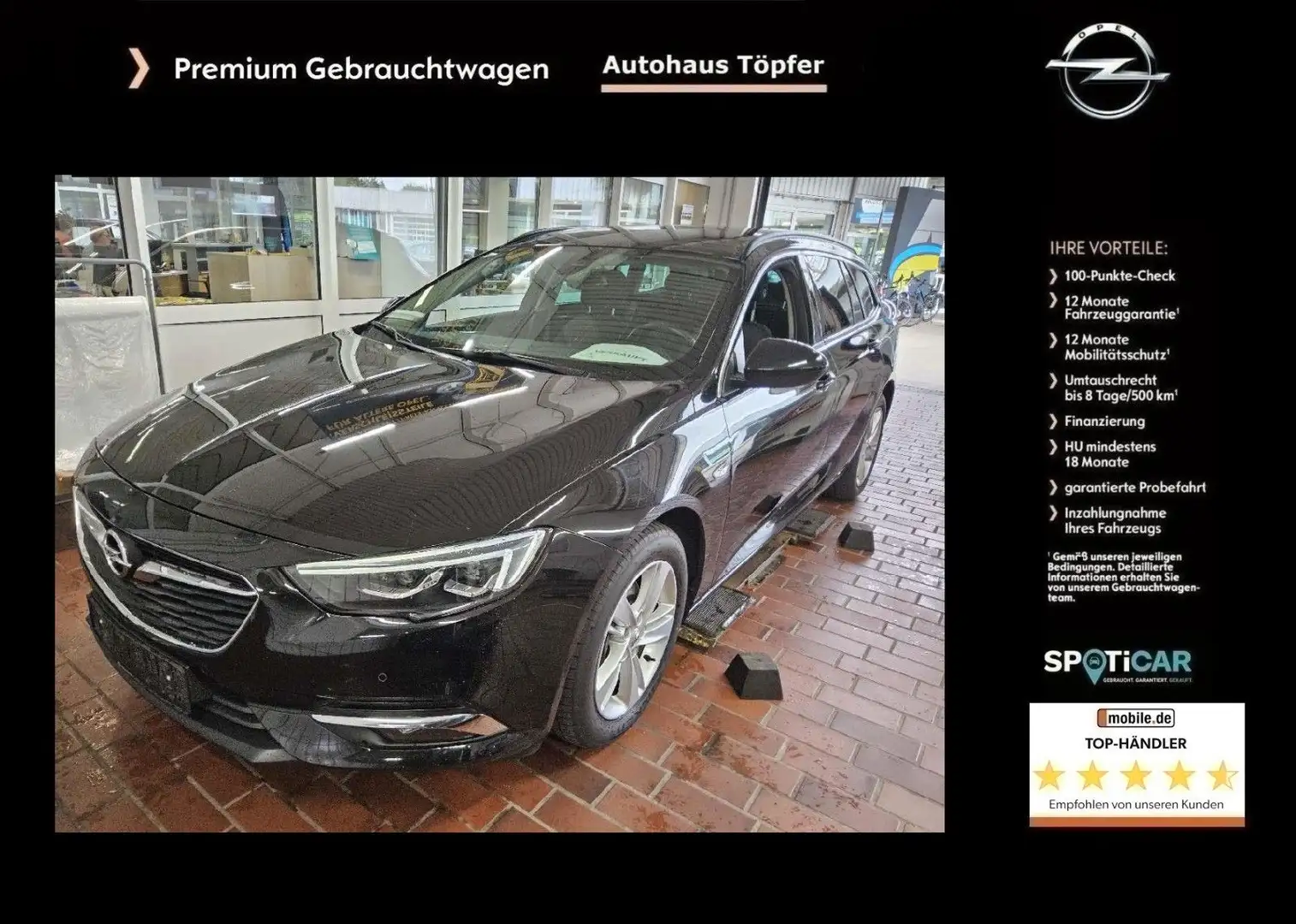 Opel Insignia B ST "Business Edition" 1-Hand/Voll-LED Noir - 1