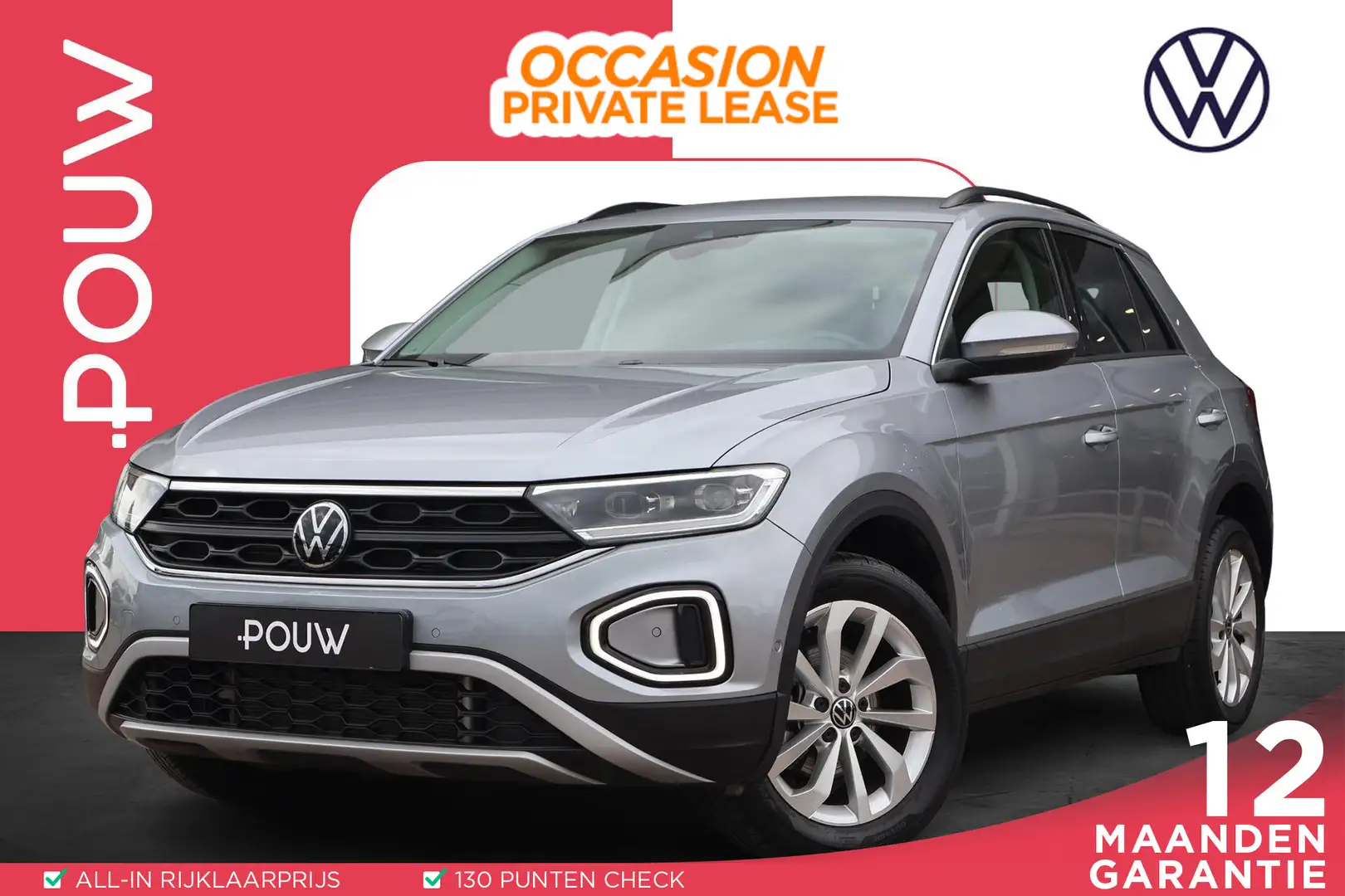 Volkswagen T-Roc 1.5 TSI 150pk DSG Life | PDC | Adaptive Cruise Con Grigio - 1