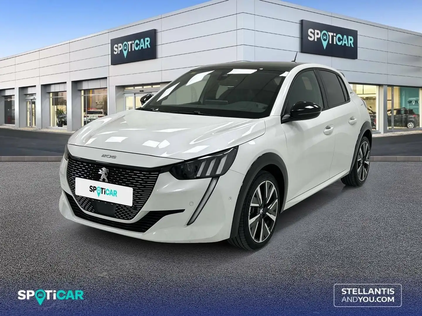 Peugeot 208 1.2 Puretech S&S GT Line EAT8 100 Wit - 1