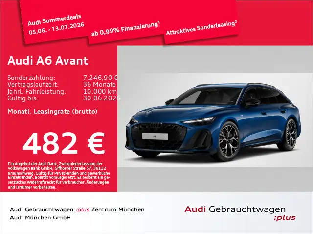 Audi A6 NEU TFSI qu. S tronic 2x S line StdHzg/