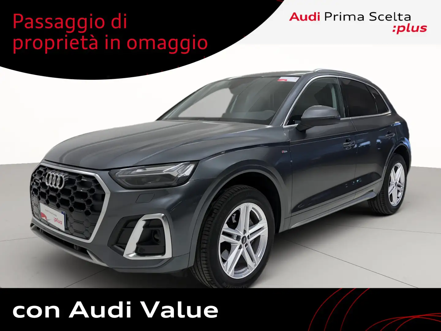 Audi Q5 40 2.0 tdi mhev 12v s line quattro s-tronic Grigio - 1