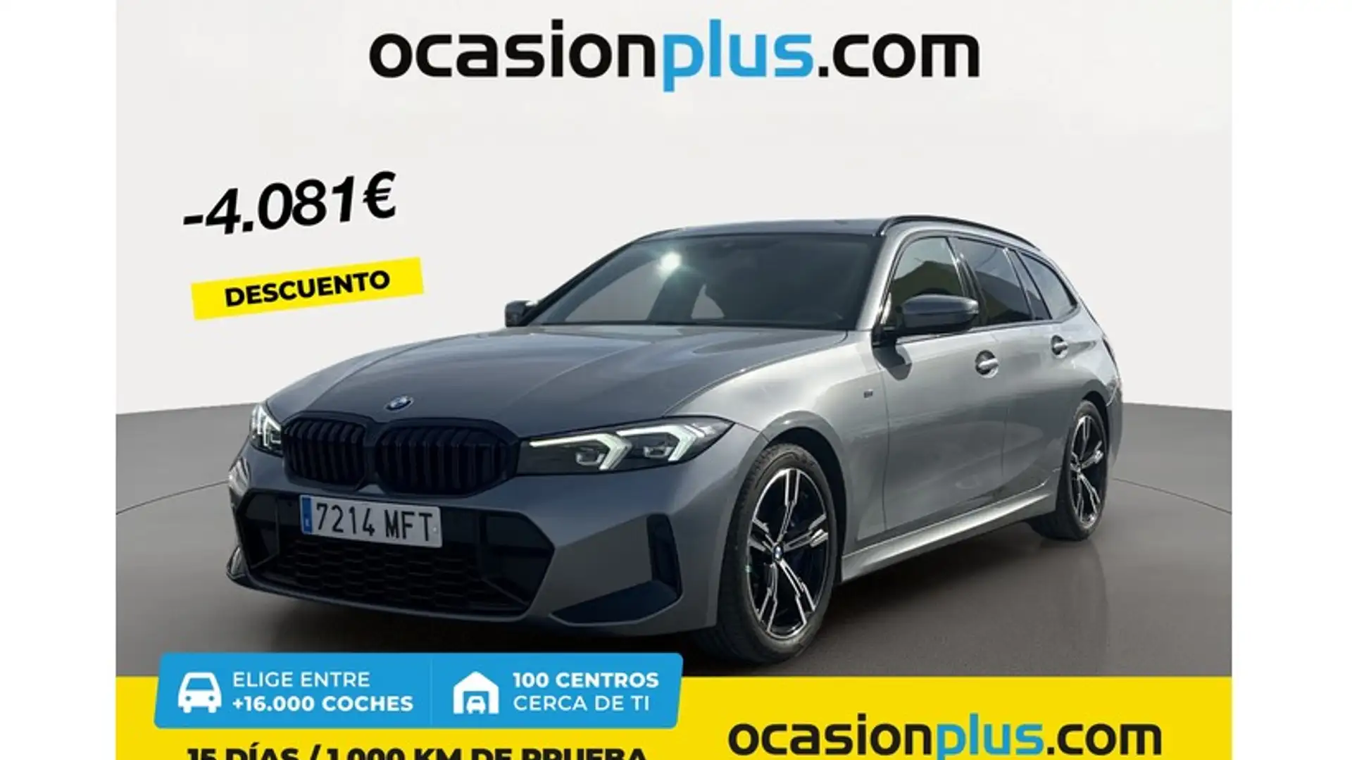 BMW 320 320dA Touring Gris - 1