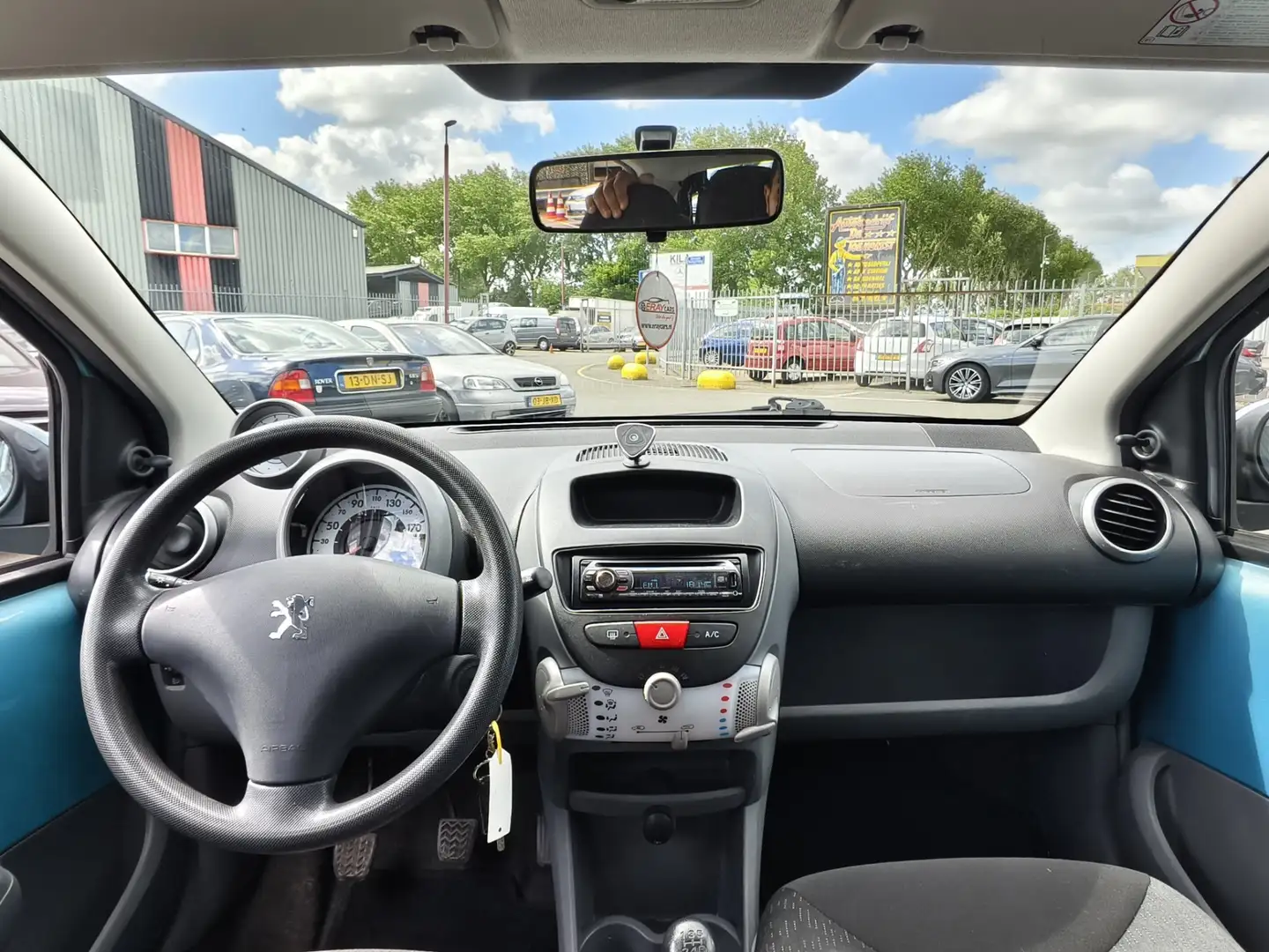Peugeot 107 1.0-12V / LAGE KM / AIRCO / 5 DRS / ELECTR RAMEN / Blauw - 2