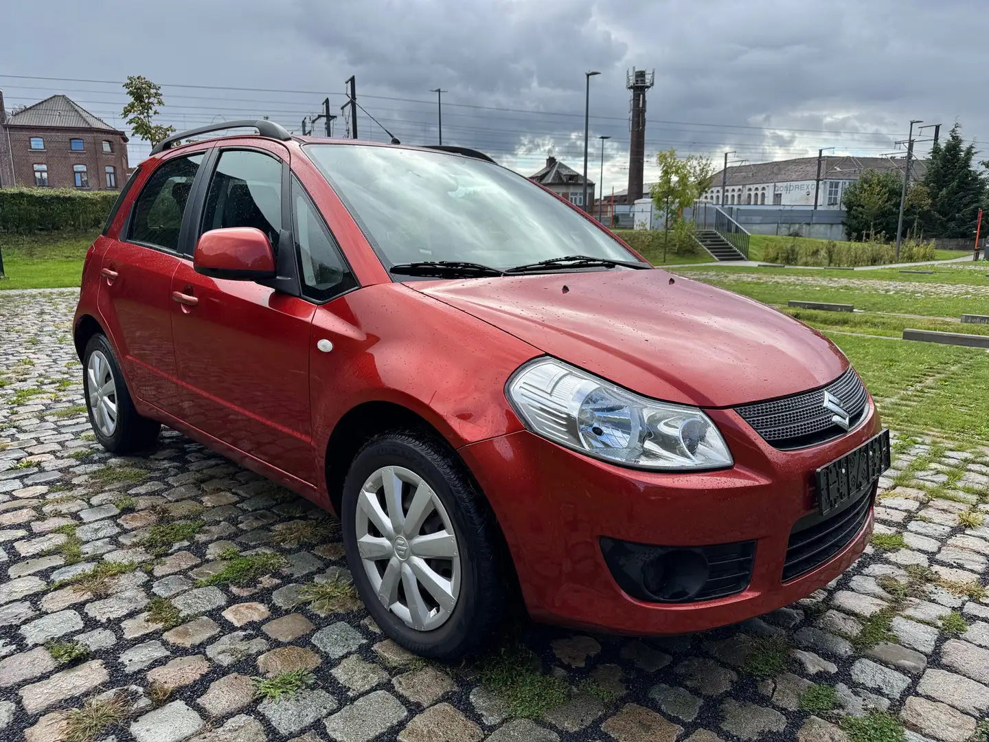 Suzuki SX4 1.5i 1r Main 102.000 Km Carnet Airco Rood - 2