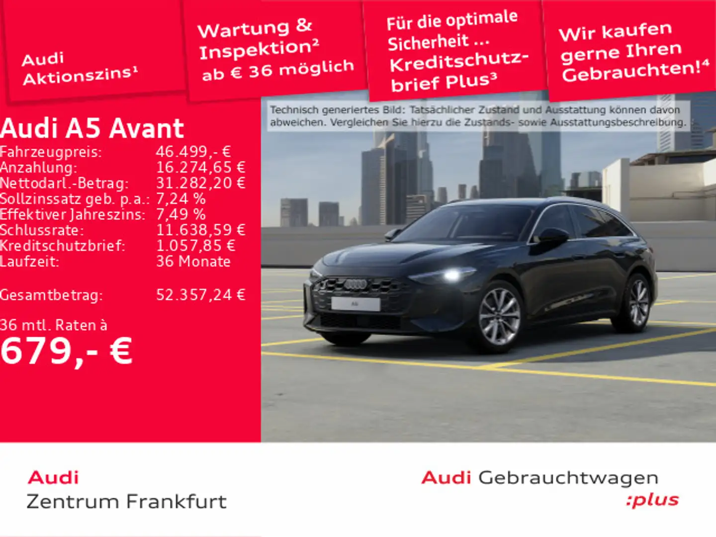 Audi A5 TFSI quattro S tronic Navi DAB VC PDC S Schwarz - 1