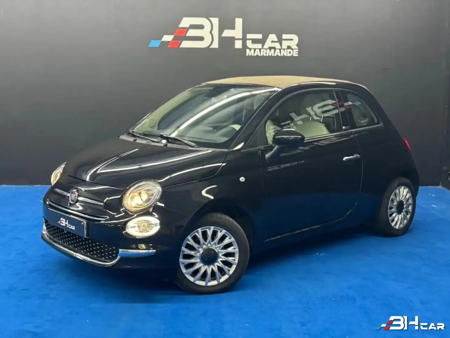 Fiat 500 Cabriolet 1.2 8v 69ch Eco Pack Lounge BVM5 - 1