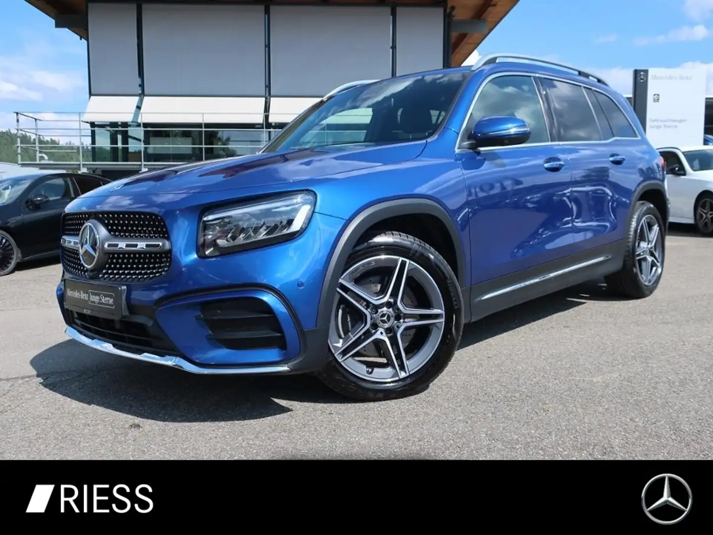 Mercedes-Benz GLB 220 d 4M AMG Sport Night 7 Sitzer Distr 360 Blau - 1