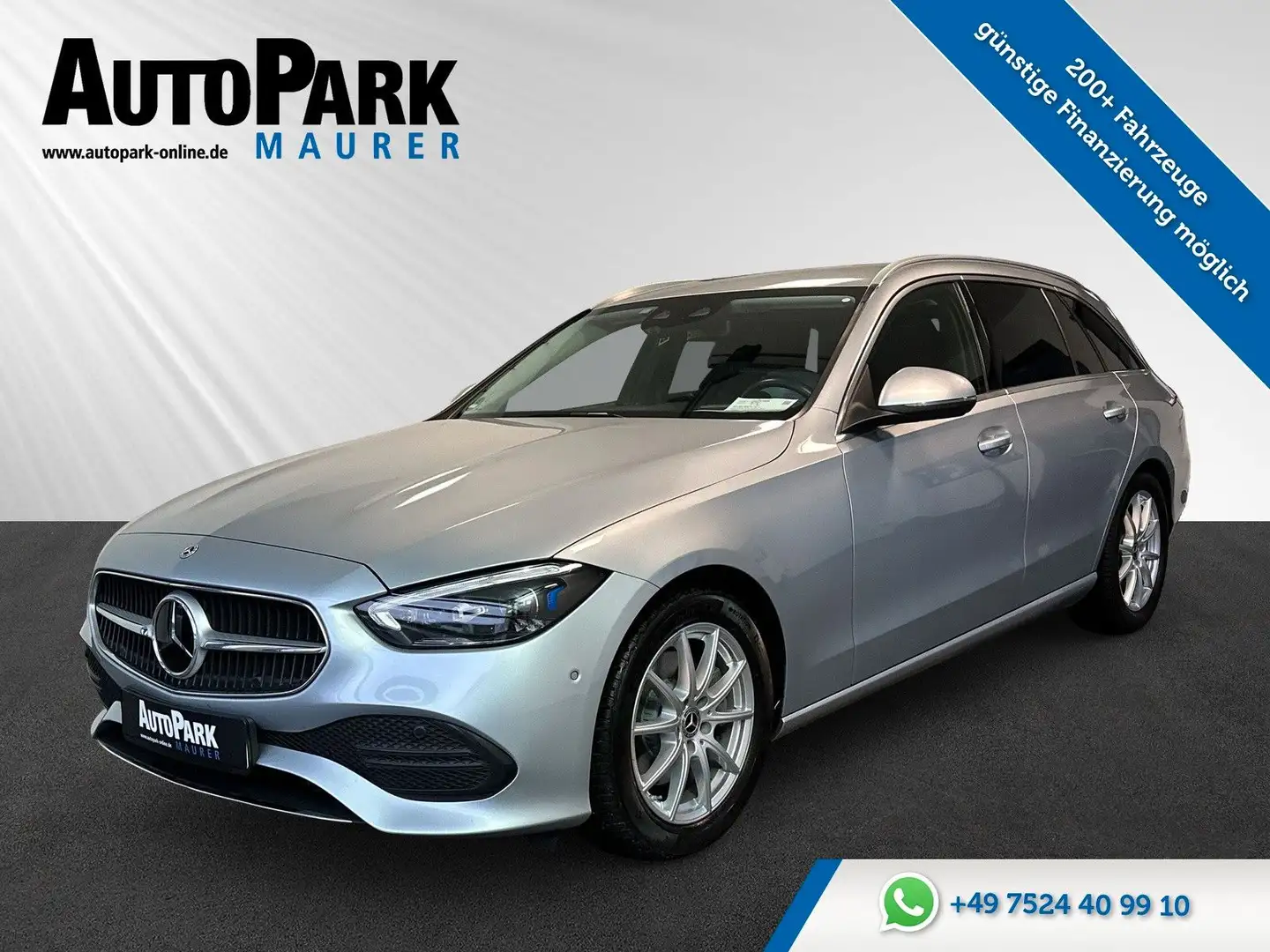 Mercedes-Benz C 220 T d Avantgarde*AHK*Digital Light* Срібний - 1