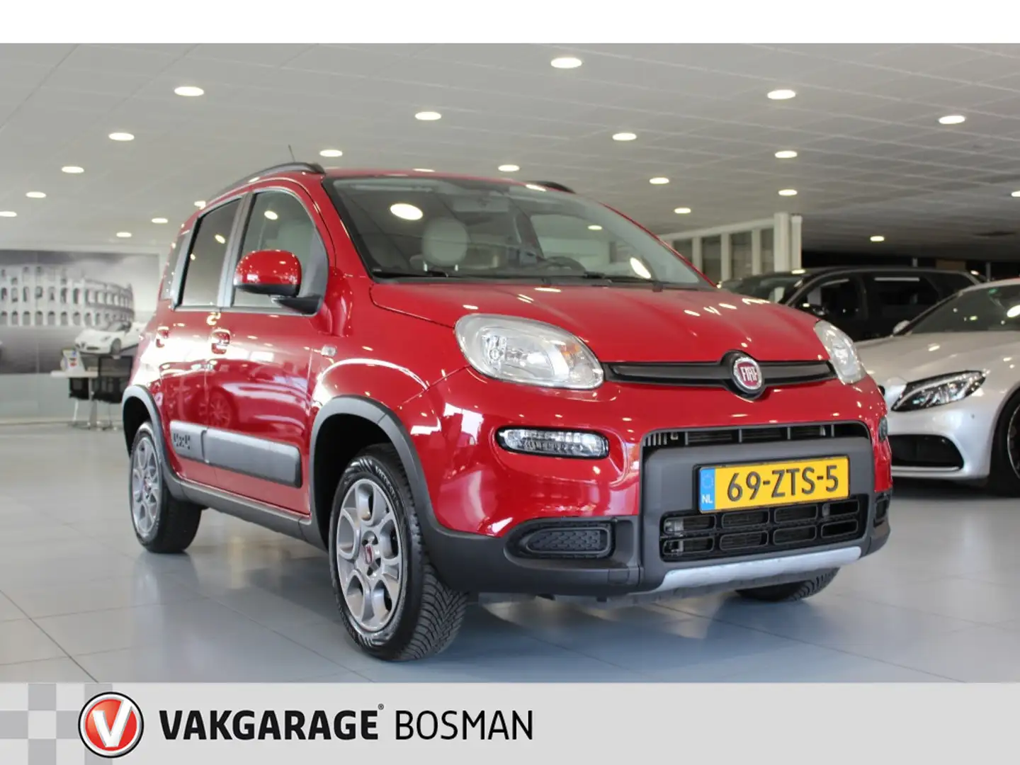Fiat Panda 0.9 TwinAir 4x4 Cl./AIRCO/CRUISE/TREKHAAK Rood - 1