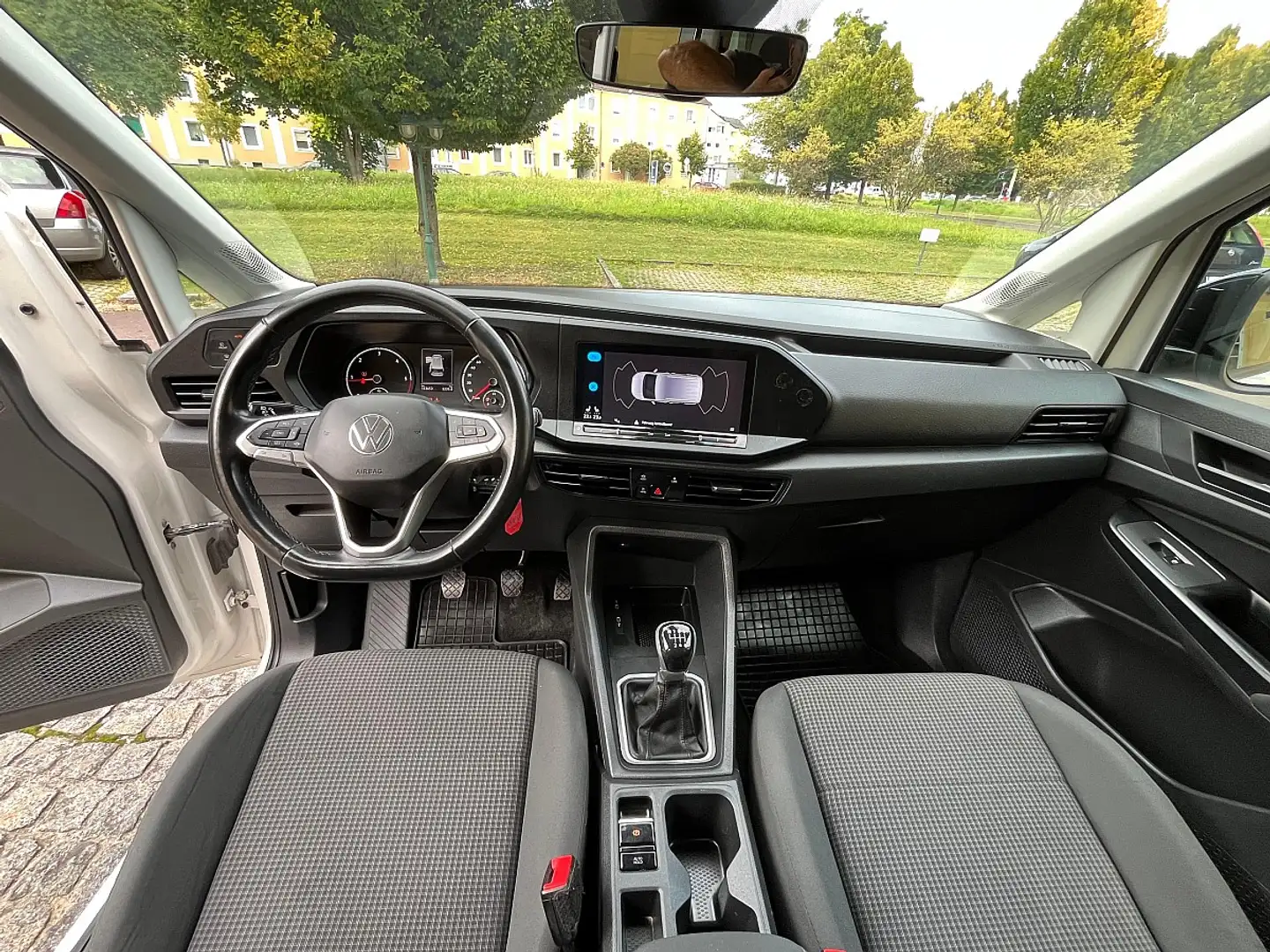 Volkswagen Caddy Kombi 2,0 TDI AHK Tempomat, Sitzheizung, Klimaa... Bianco - 2