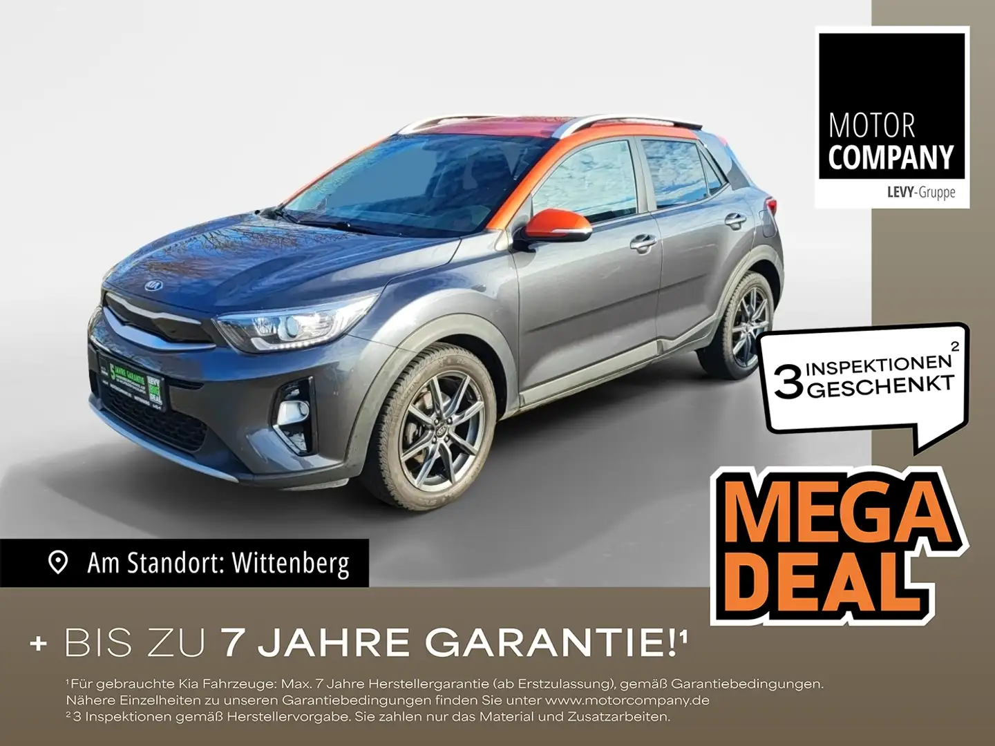 Kia Stonic 1.0 T-GDI Vision SHZ*Kamera*Automatik* Portocaliu - 1