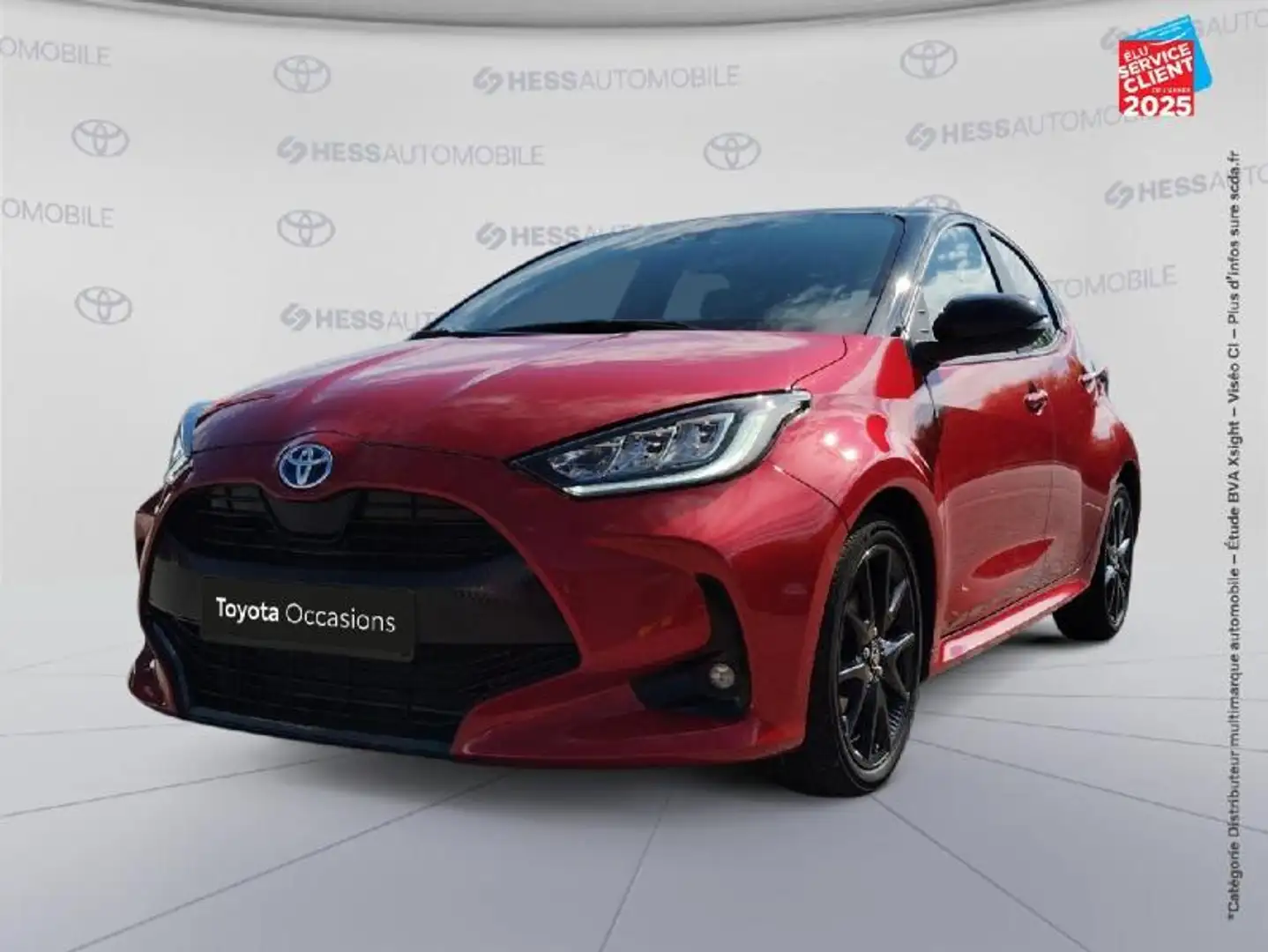 Toyota Yaris 116h Collection 5p MY22 Sieges chauf Camera Noir - 1