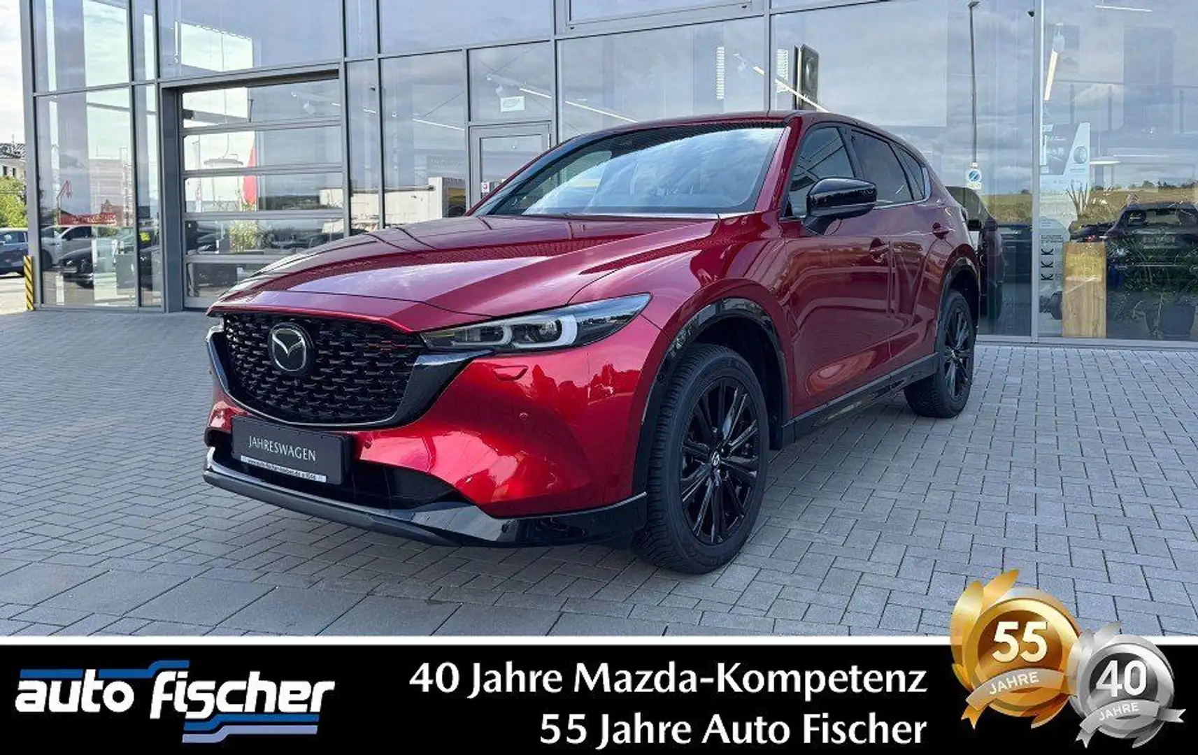 Mazda CX-5 2.5 (194PS) FWD Autom. Homura Allwetterr. 3 Rot - 1