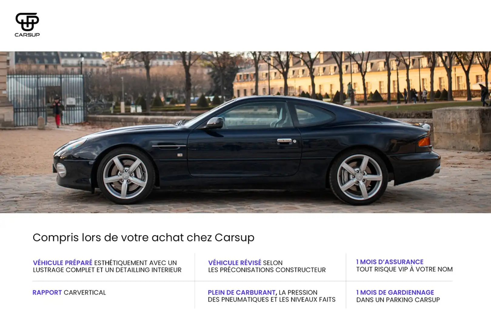 Aston Martin DB7 GT -  46.000km Blau - 2