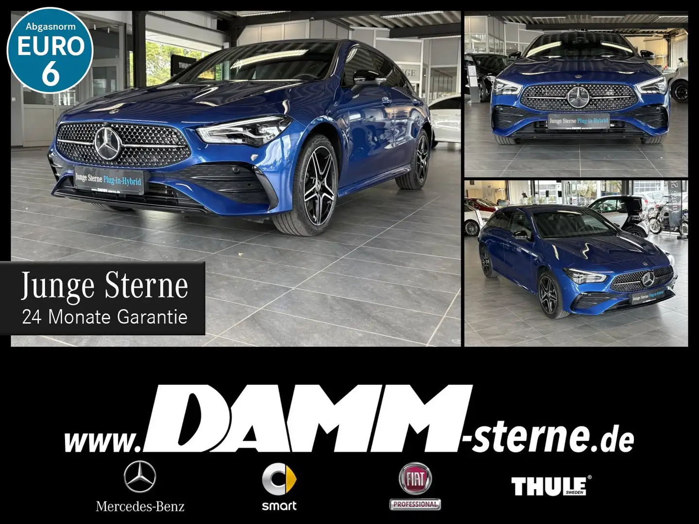Mercedes-Benz CLA 250 CLA 250 e SB AMG Line/Night/AHK/FAP/TWA/360°/WDG Blau - 1