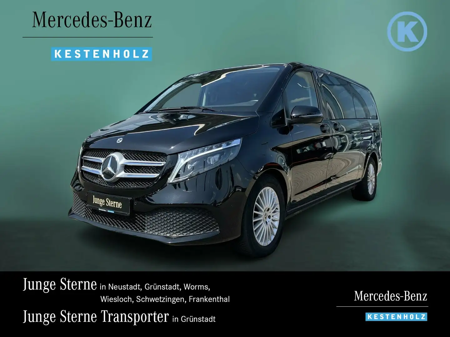 Mercedes-Benz V 300 V 300 d EDITION Extralang Navi/Distronic/AHK/8-Sit Schwarz - 1