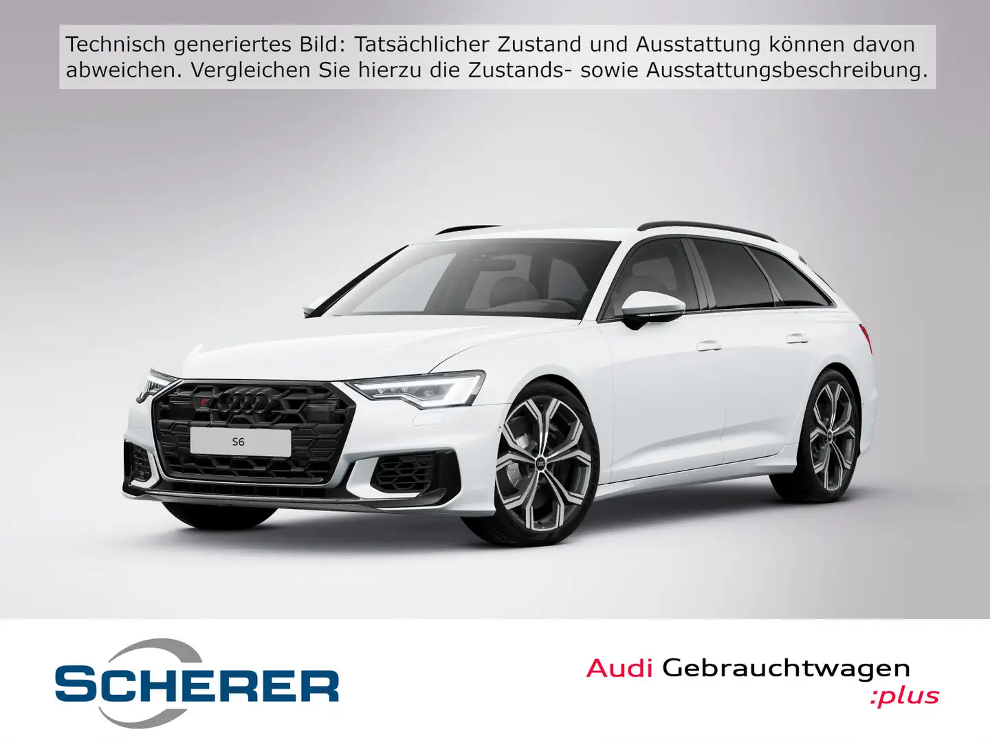 Audi S6 55 TDI quattro tiptronic MATRIX B&O KAM Weiß - 1