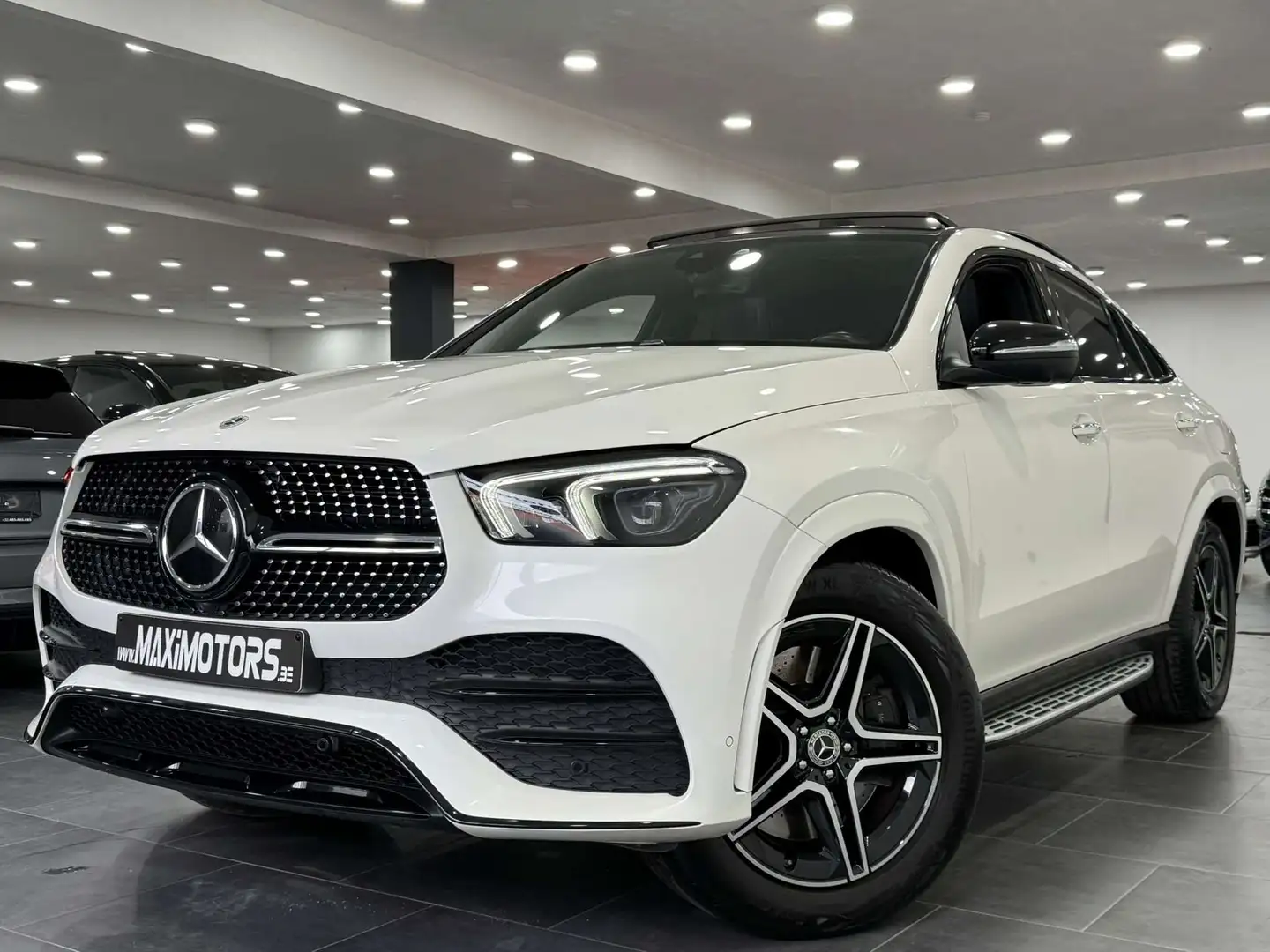 Mercedes-Benz GLE 350 De Coupé PHEV 4-Matic AMG PACK 29gr CO2 Carpass Blanc - 1