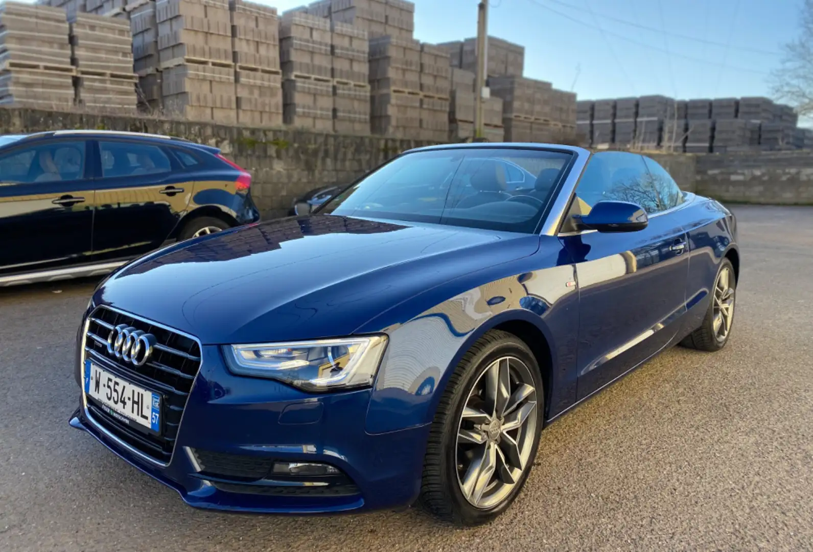 Audi Cabriolet s-line plava - 1