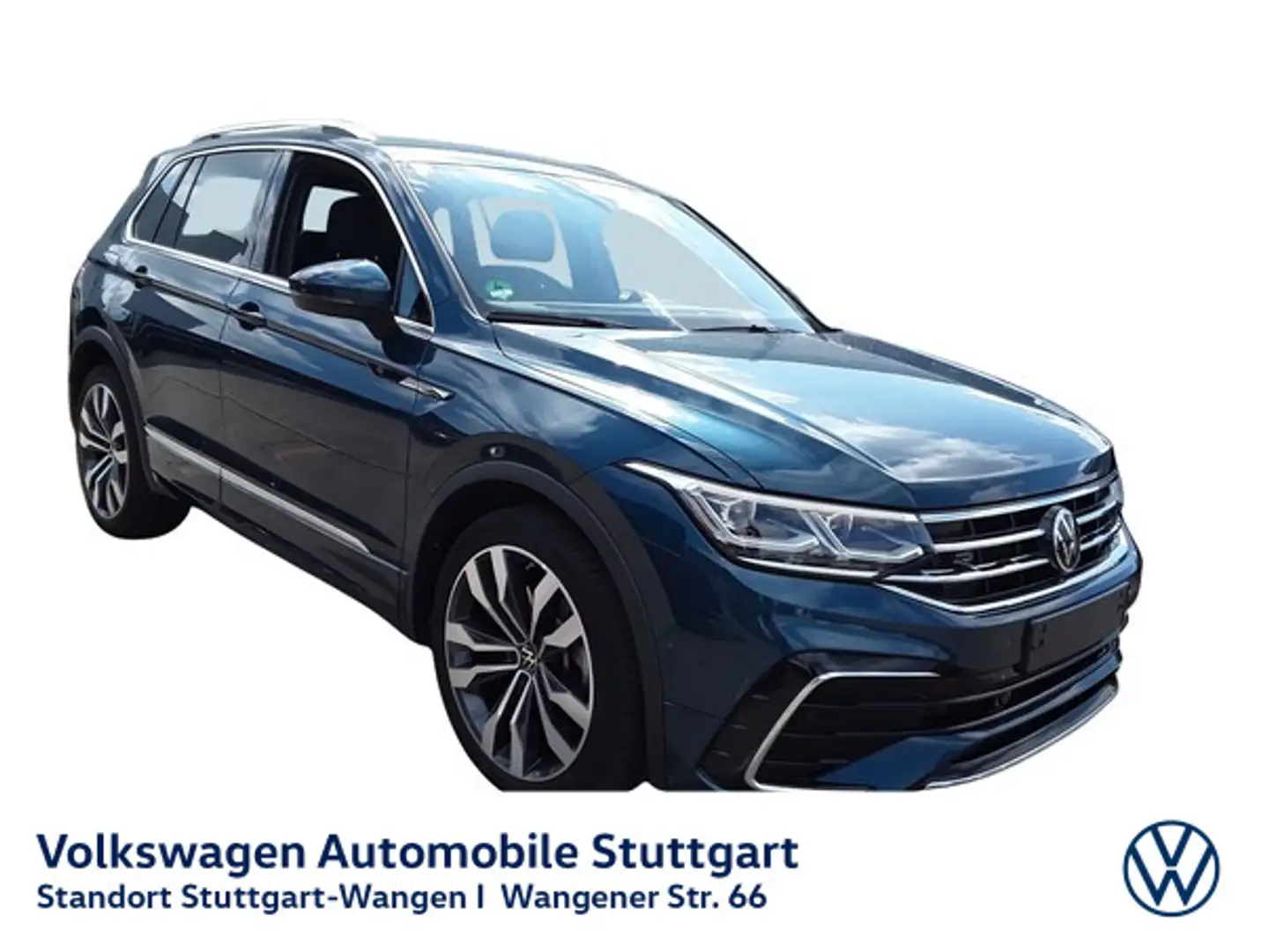 Volkswagen Tiguan R-Line 2.0 TDI DSG Navi Kamera AHK Stdhzg Blau - 2